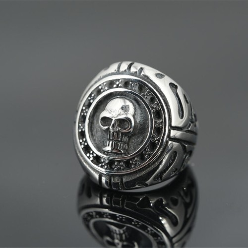 Anello teschio retrò uomo - retrò,