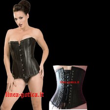 Corsetto bustino pelle dark