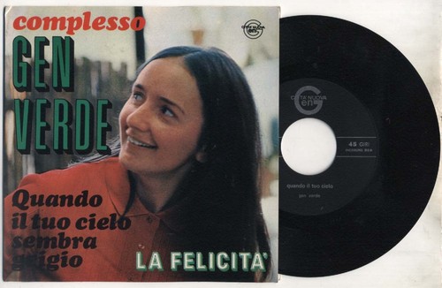 Disco giri gen verde - 45,