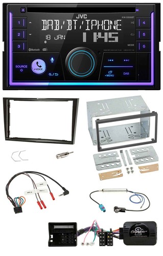 Jvc volante usb 2din dab - volante,
