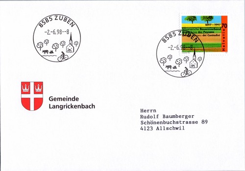 Svizzera lettera sst zuben - svizzera,