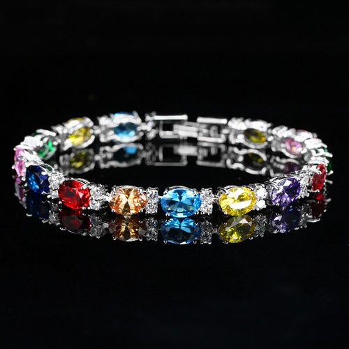 Bracciale tennis argento - bracciale,