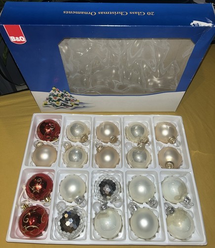 Bolle vetro albero di - 20,