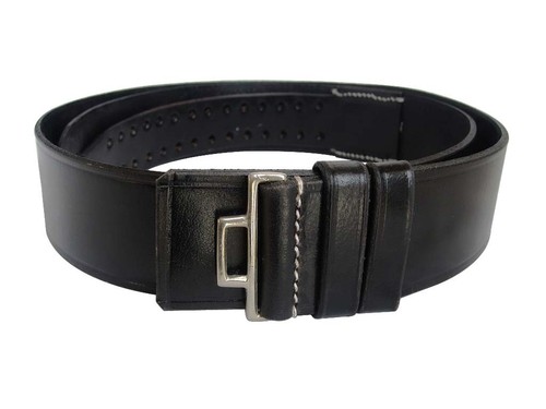Cintura pelle nera - cintura, in