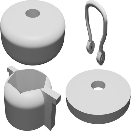 Maniglia kettlebell regolabile - maniglia,