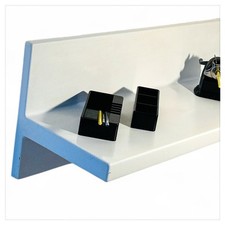 Mensola Vintage Kartell Design Marcello Siard Anni ‘70 Resina ABS Bianca L 80 cm