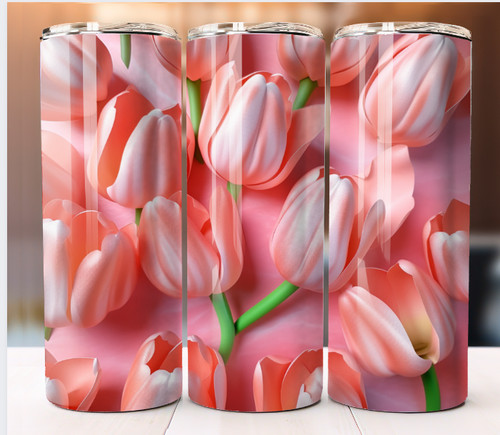 Bicchiere tulipani fiori - tulipani,