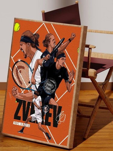 Poster alexander zverev grande - poster,