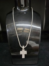 Collana con croce Swarovski