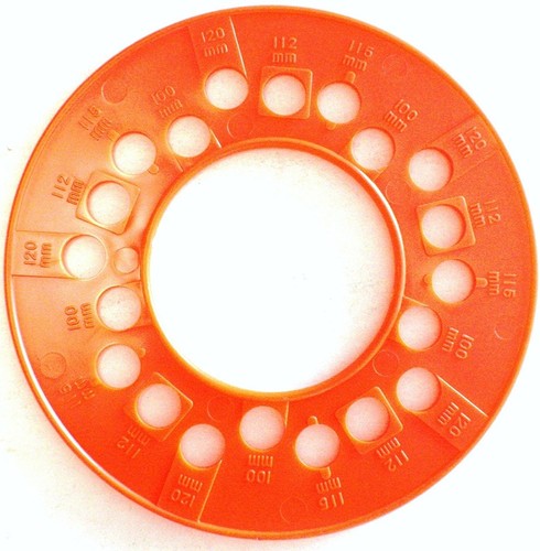 Wheel bolt template - wheel,