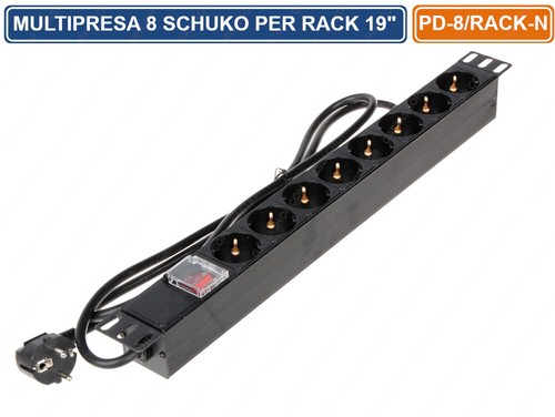 Multipresa schuko con - multipresa,