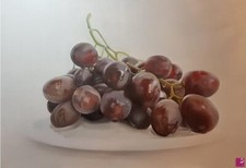 Quadro olio su tela, Grappolo