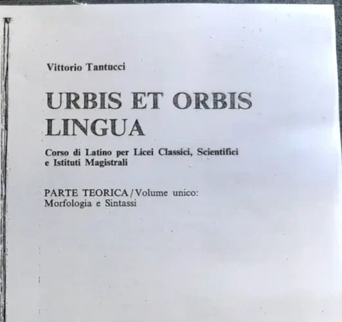 Tantucci urbis orbis teoria - et,