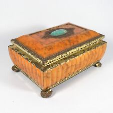 SCATOLA DI LATTA SCRIGNO PORTAGIOIE PORTA GIOIE VINTAGE TIN BOX ANNI 60 V398