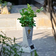 Vaso Da Cimitero Con Luce