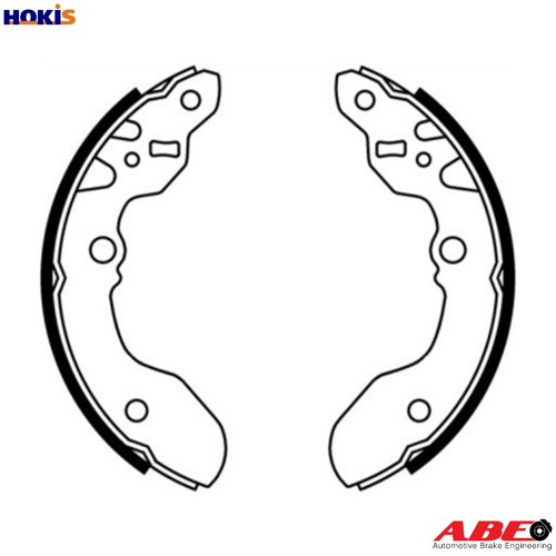 Set scarpe freno - freno, c08015abe