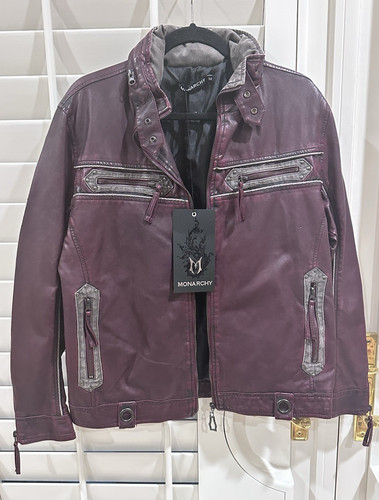 Giacca biker monarchy uomo - giacca,