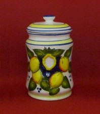 ✅ SPLENDIDO BARATTOLO SICILIANO IN PORCELLANA DIPINTO VINTAGE - 4523