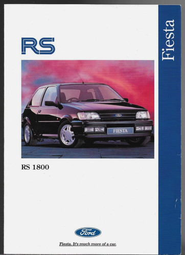 Ford fiesta 1800 1994 95 - rs, 1994-95