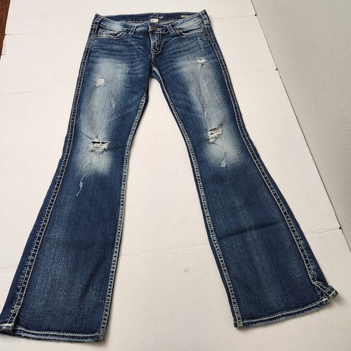 Jeans argento uomo bootcut