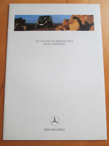 Brochure mercedes 290 - brochure,