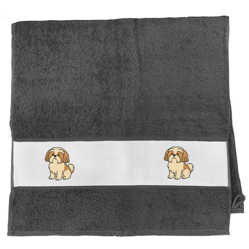 Asciugamano shih tzu fumetto - shih,