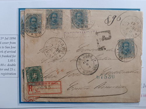 Destinazioni rare francobollo - destinazioni,