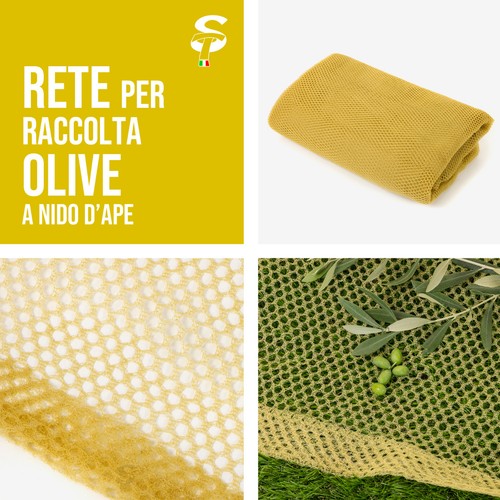 Rete raccolta olive - rete, nido