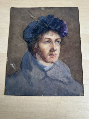 Quadro acquerello ritratto
