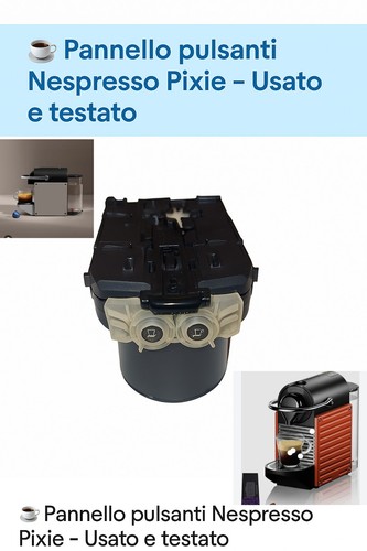 Pannello pulsanti nespresso - pulsanti,