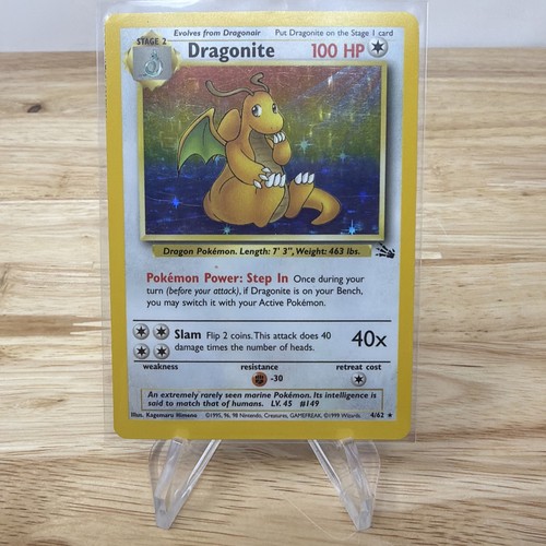 Dragonite fossil holo - 4/62,