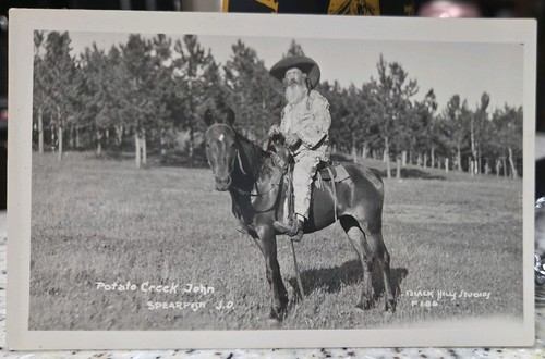 Cartolina rppc potato creek - cartolina,