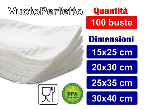 Buste sottovuoto goffrate