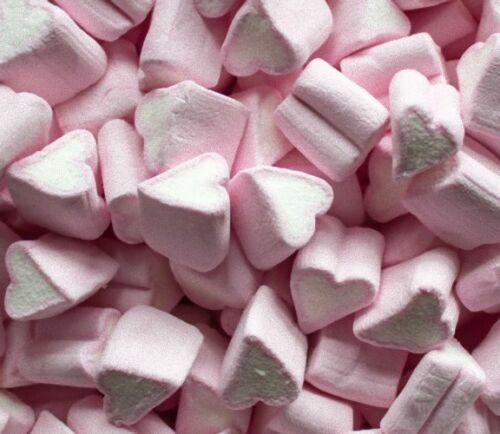 Caramelle marshmallow cuori - caramelle,