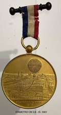 GIFFARD HENRY ASCESA SU PARIGI CON PALLONE AEROSTATICO 1879 MEDAGLIA AERONAUTICA