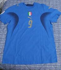Maglia Italia Match Worn Toni Italia Preparata Qual. Euro 2008 Fiorentina Roma