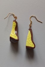  Bellissimi Earrings fimo orecchini pendenti fette di pandoro idea regalo natale