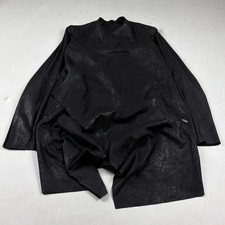 Giacca drappeggiata nera Avant