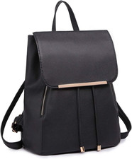 Zaino Donna Nero, Cuoio Duro