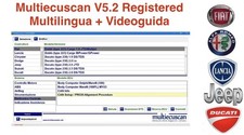 Multiecuscan 5.2 - Diagnosi software - FIAT / LANCIA / ALFAROMEO +  Video Guida 
