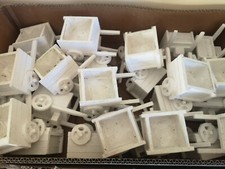 Bomboniera sposi shabby carretto bianco 