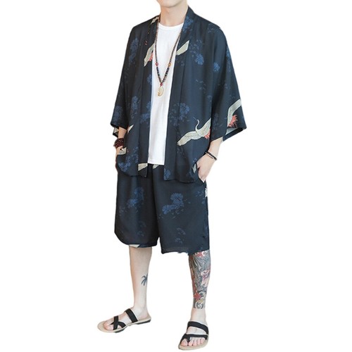 Men shirt and shorts set - men, drop