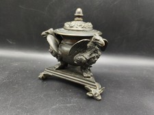 Calamaio antico in bronzo, Old bronze inkwell 