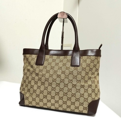 Borsa mano gucci tela - a,