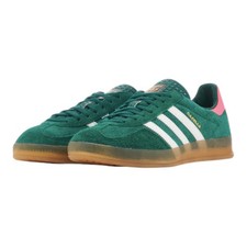 adidas Gazelle Indoor WMNS Collegiate Green Lucid Pink sneakers donna (IG5929)