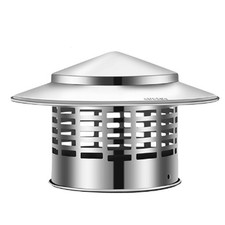 Cappuccio per Camino Rotondo Cappa per Camino Superiore Rastremato In Accia4429