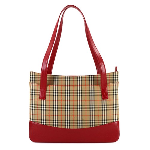 Borsa burberry quadri tote - a,