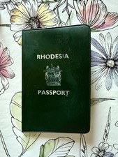 Rhodesia passport 1970s RARE