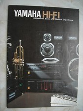 CATALOGO ATTREZZATURE HI-FI YAMAHA VINTAGE BROCHURE TECNICA ORIGINALE 36 PAGINE A4