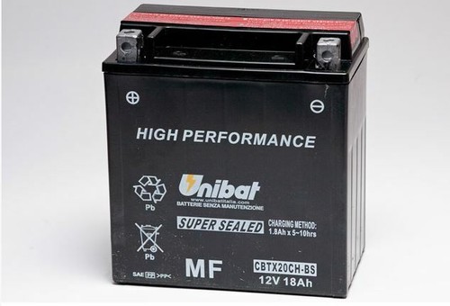 Batteria moto unibat agm 12v - moto,